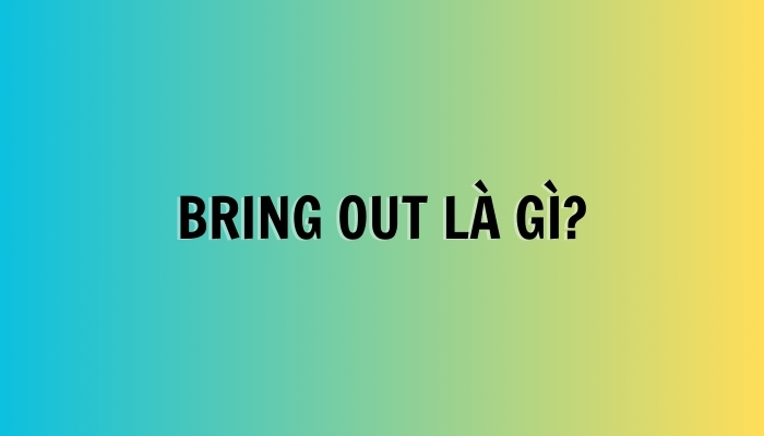 Bring out là gì