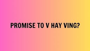 Promise to V hay Ving