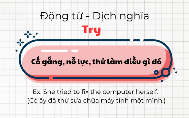 Try To V Hay Ving? Cách Dùng Cấu Trúc Try Đơn Giản, Chi Tiết A-Z