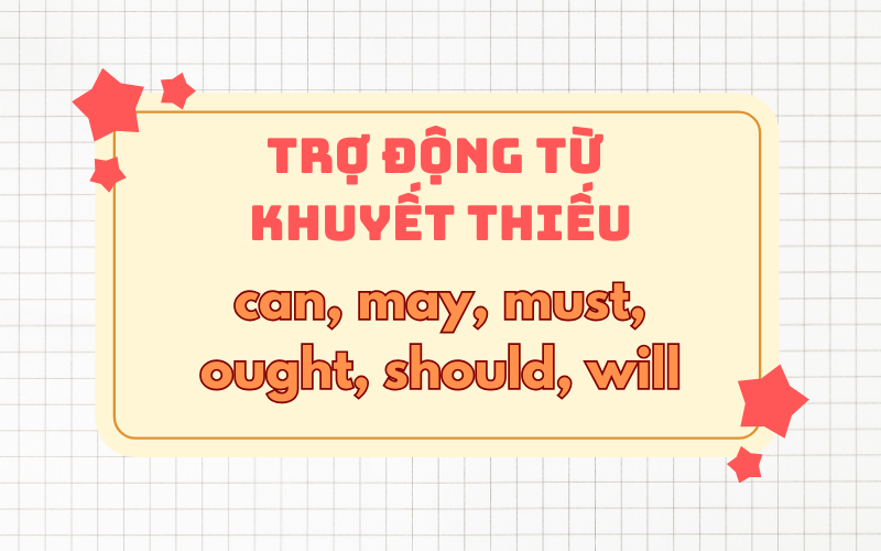 trợ động từ khuyết thiếu