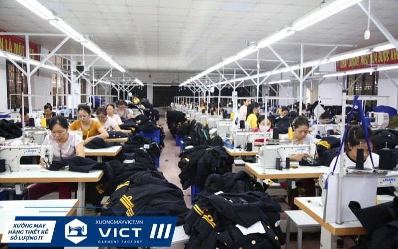 Xưởng sản xuất quần áo gia công VICT