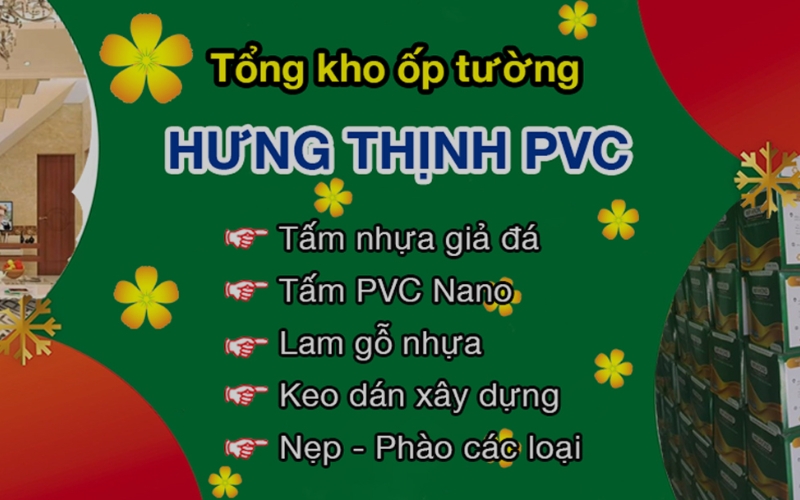 công ty cung cấp tấm ốp tường Hưng Thịnh PVC