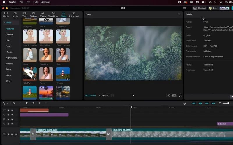 capcut pro có tính năng nổi bật nào